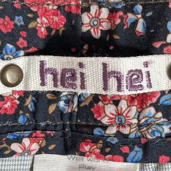 Anthro Hei Hei Khaki Brown Cotton Cargo Pant Sz 0 - Picture 6 of 7